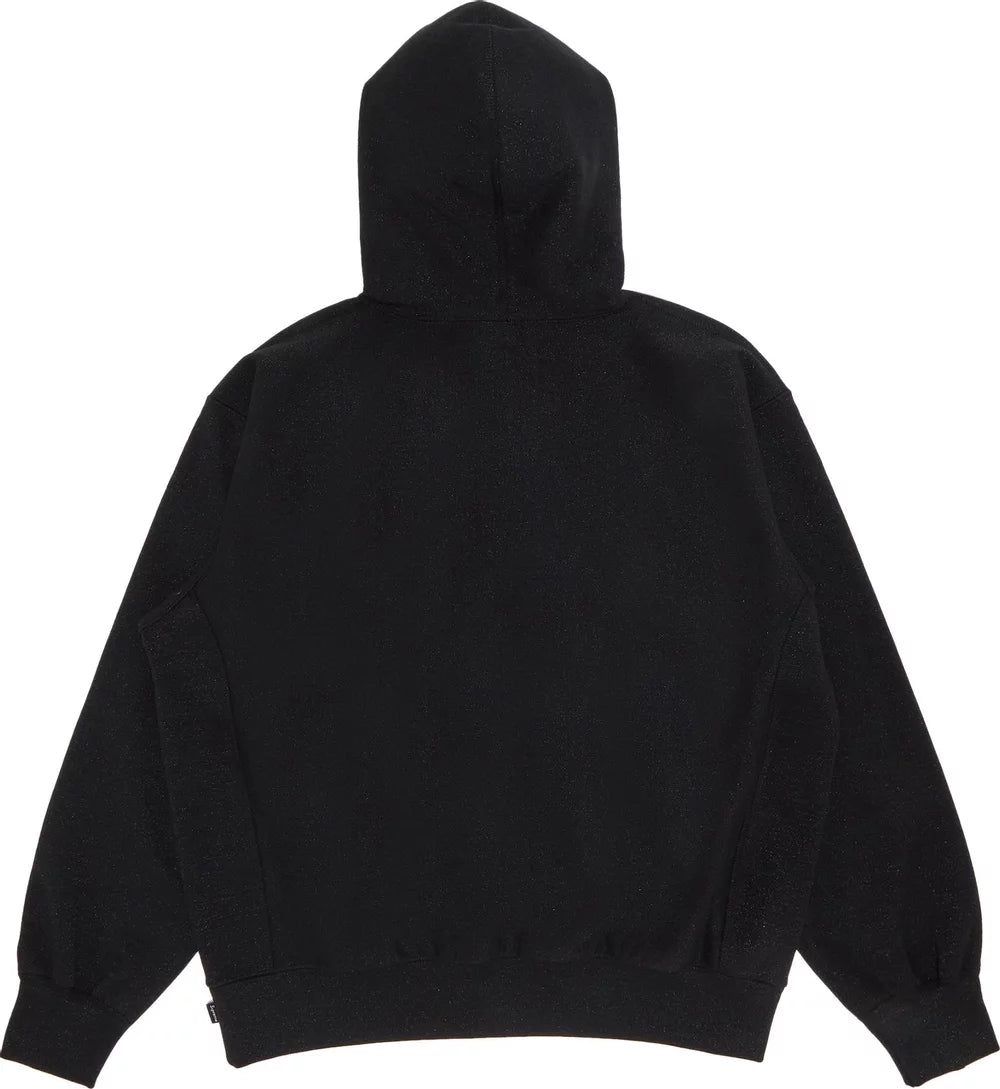 Glitter Arc Hooded Sweatshirt "Black"