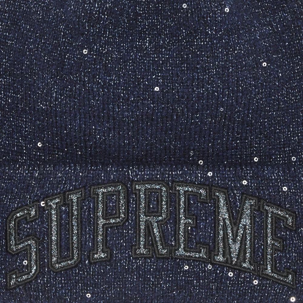 New Era® Metallic Arc Beanie "Navy"
