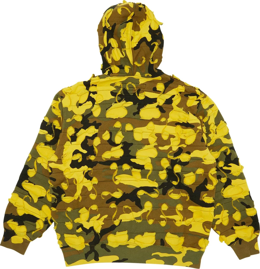 Griffin Zip Up Hooded Sweatshirt "Yellow"