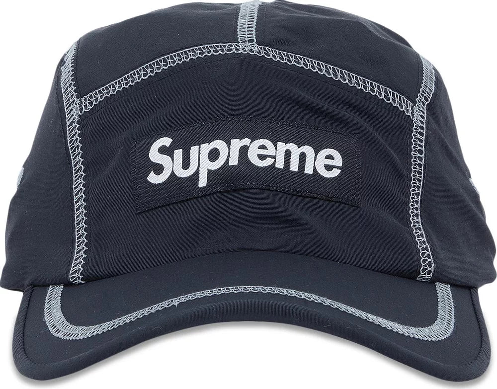 Reflective Stitch Camp Cap "Black"