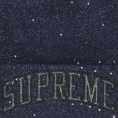 New Era® Metallic Arc Beanie "Navy"