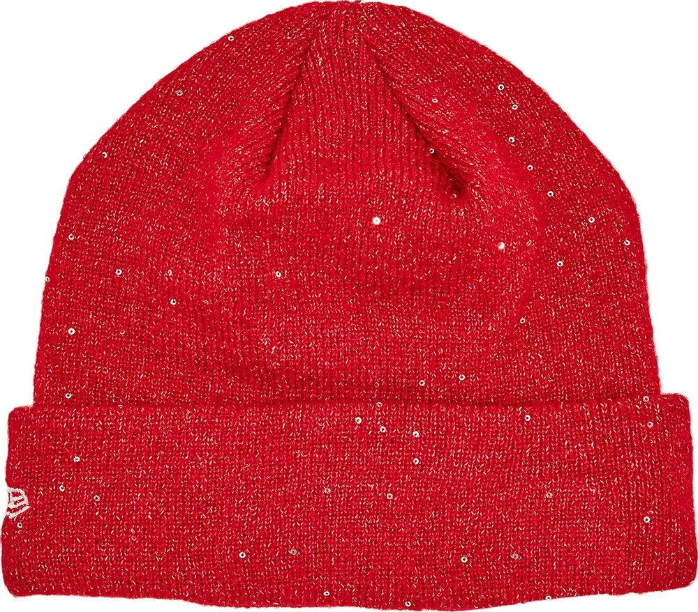 New Era® Metallic Arc Beanie "Red"