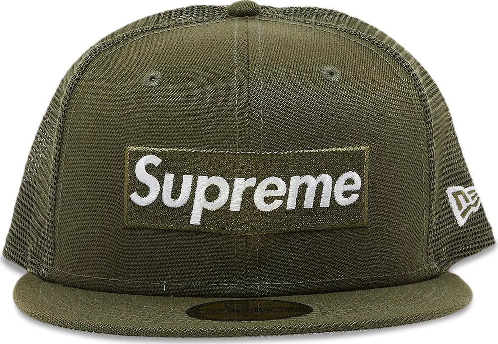 Box Logo Mesh Back New Era® "Olive"