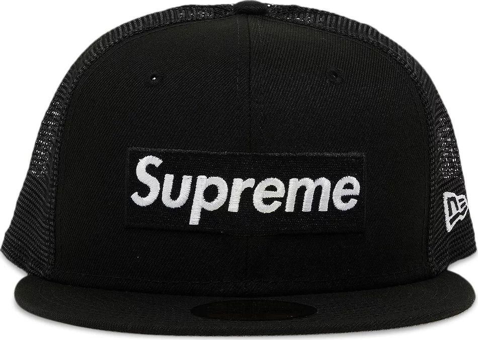 Box Logo Mesh Back New Era® "BLACK"