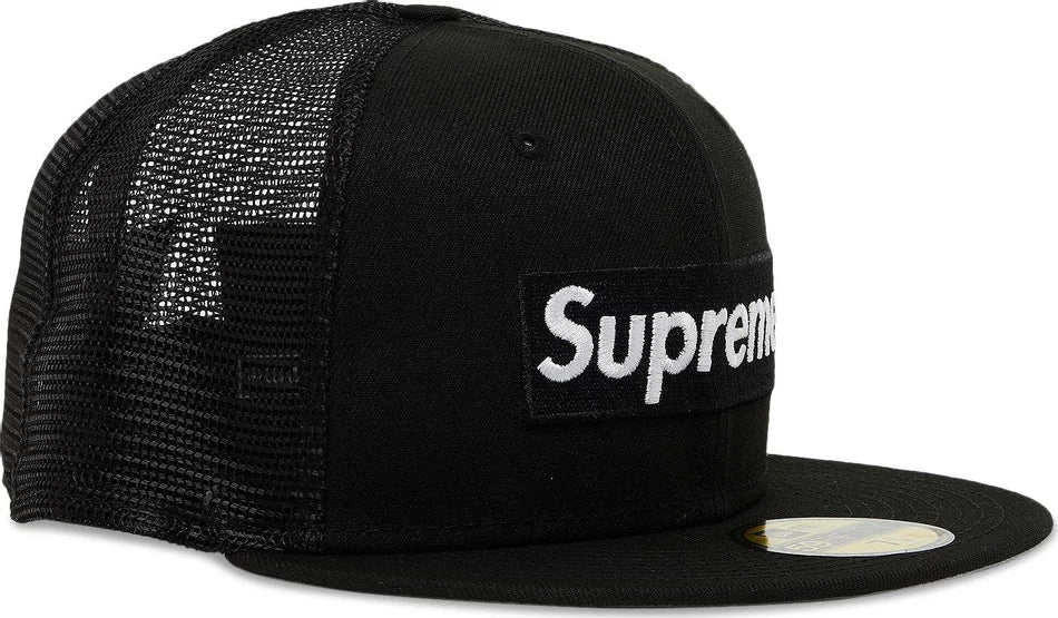 Box Logo Mesh Back New Era® "BLACK"