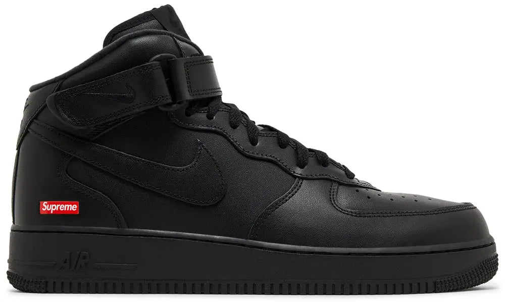 Nike Air Force 1 Mid Supreme "Black"
