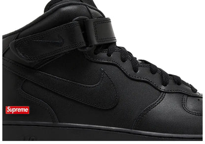 Nike Air Force 1 Mid Supreme "Black"