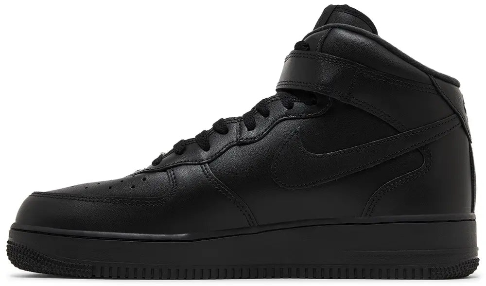 Nike Air Force 1 Mid Supreme "Black"