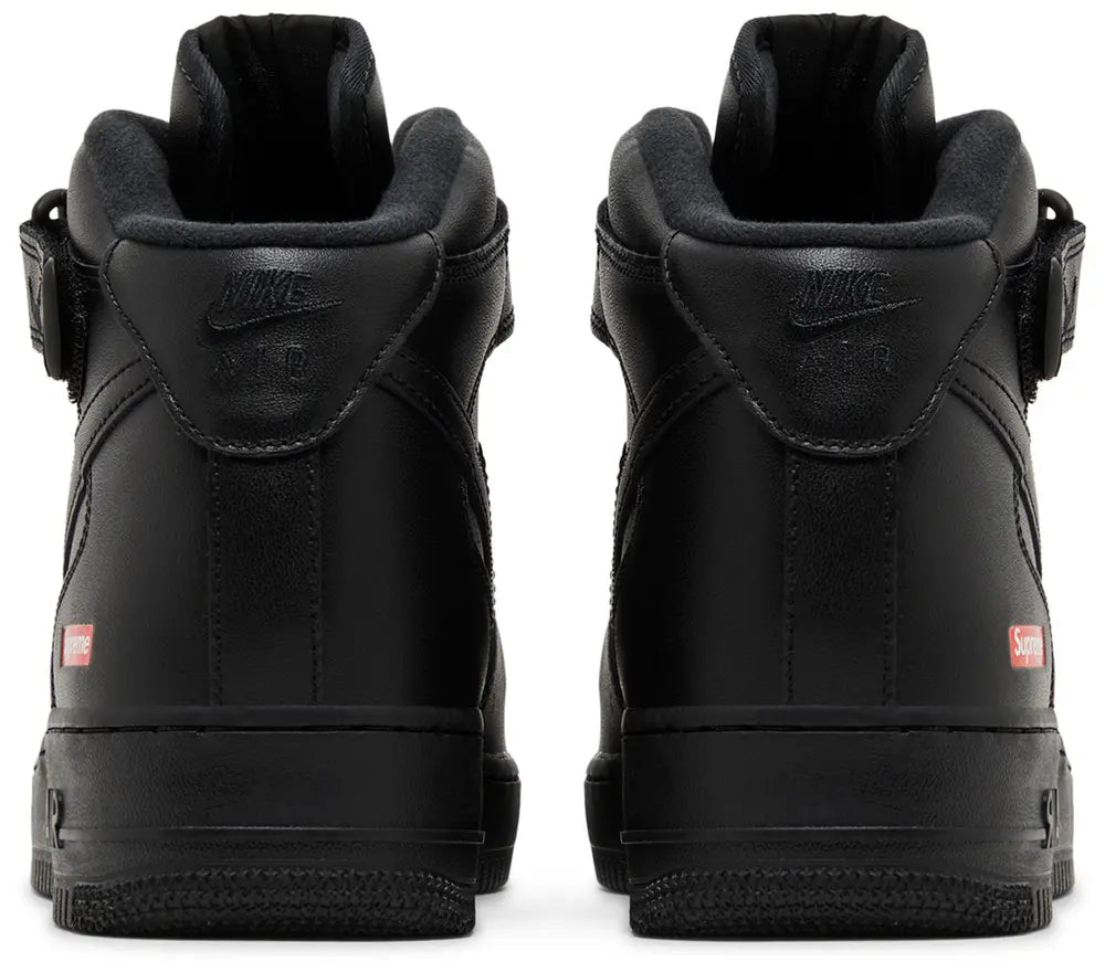 Nike Air Force 1 Mid Supreme "Black"