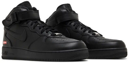 Nike Air Force 1 Mid Supreme "Black"