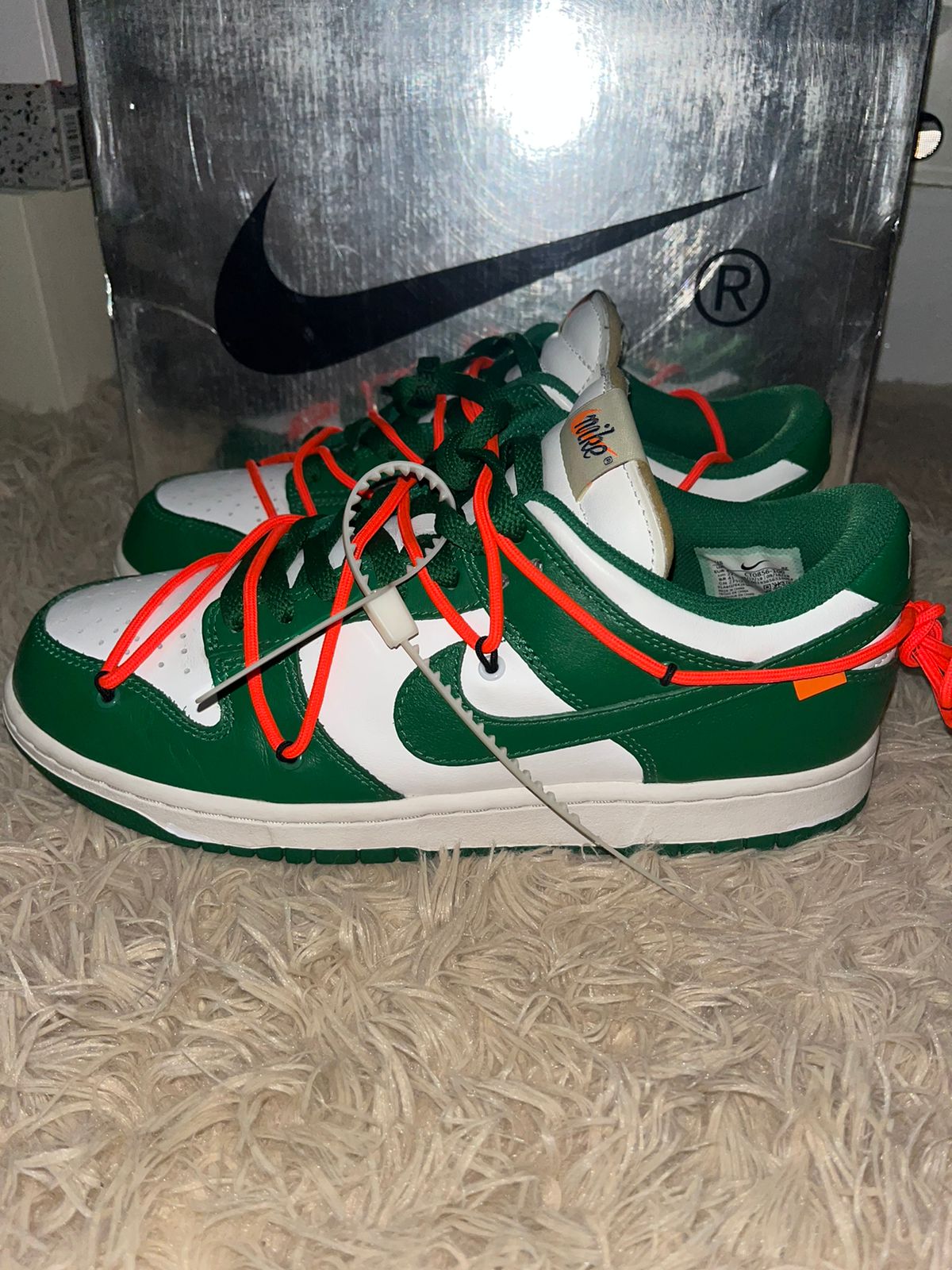 Nike Dunk low x Off-white "Pine Green"