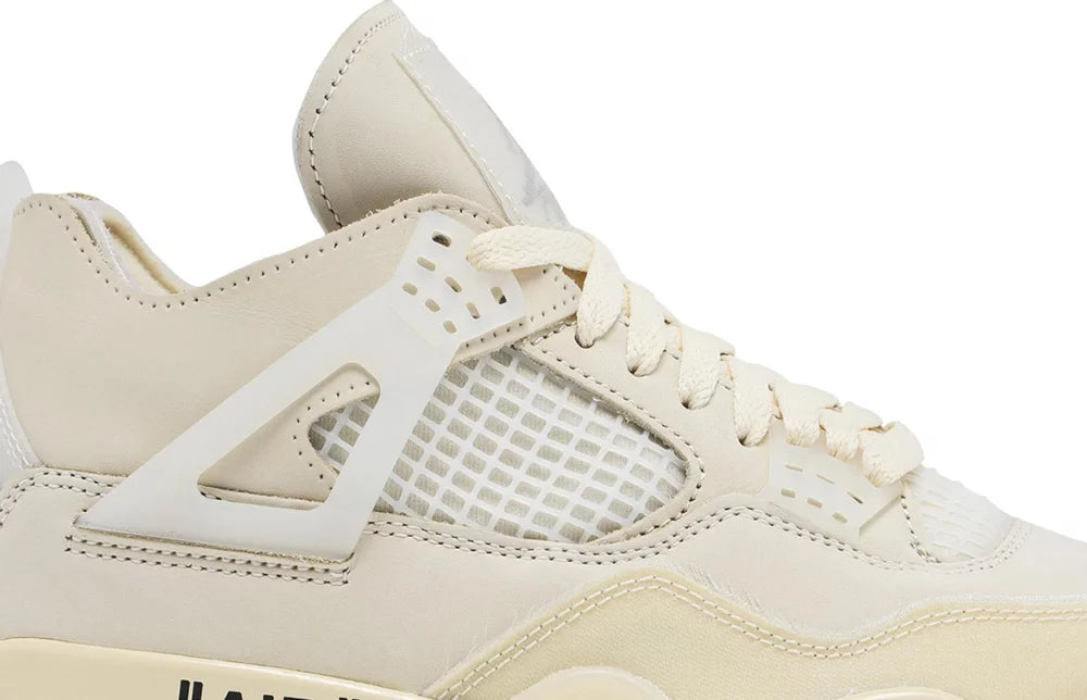 Air Jordan 4 Retro x Off White "Sail"
