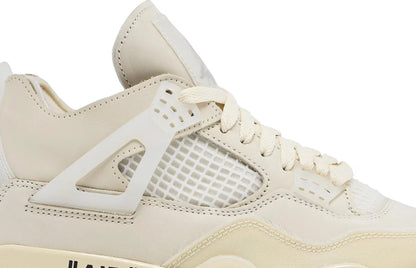 Air Jordan 4 Retro x Off White "Sail"