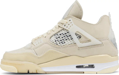 Air Jordan 4 Retro x Off White "Sail"
