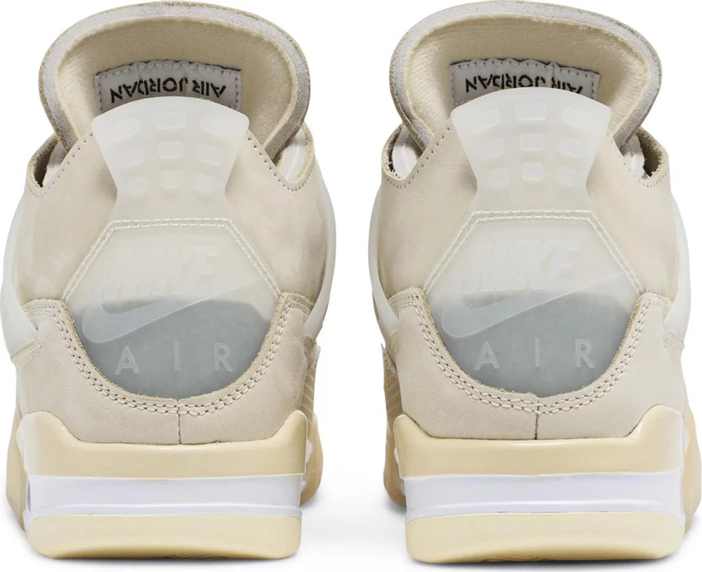 Air Jordan 4 Retro x Off White "Sail"