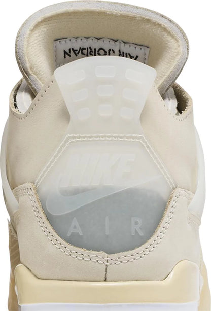 Air Jordan 4 Retro x Off White "Sail"