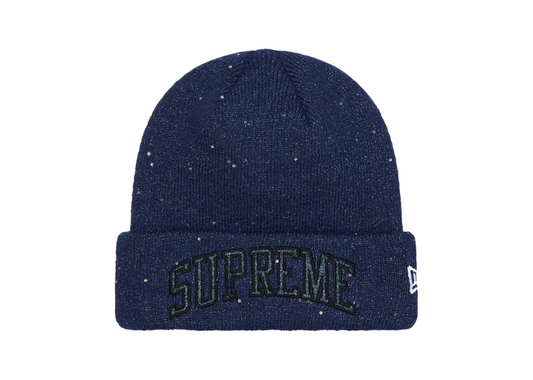 New Era® Metallic Arc Beanie "Navy"