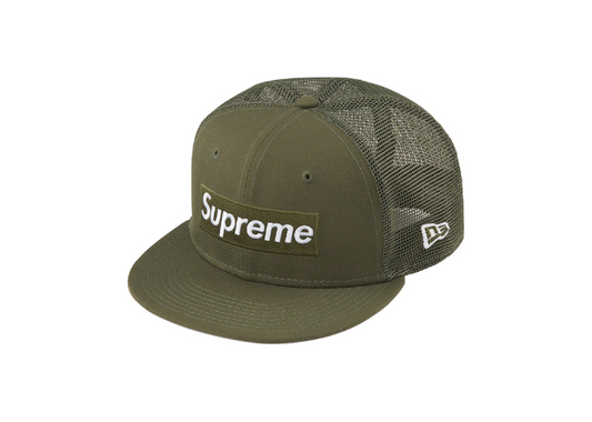 Box Logo Mesh Back New Era® "Olive"