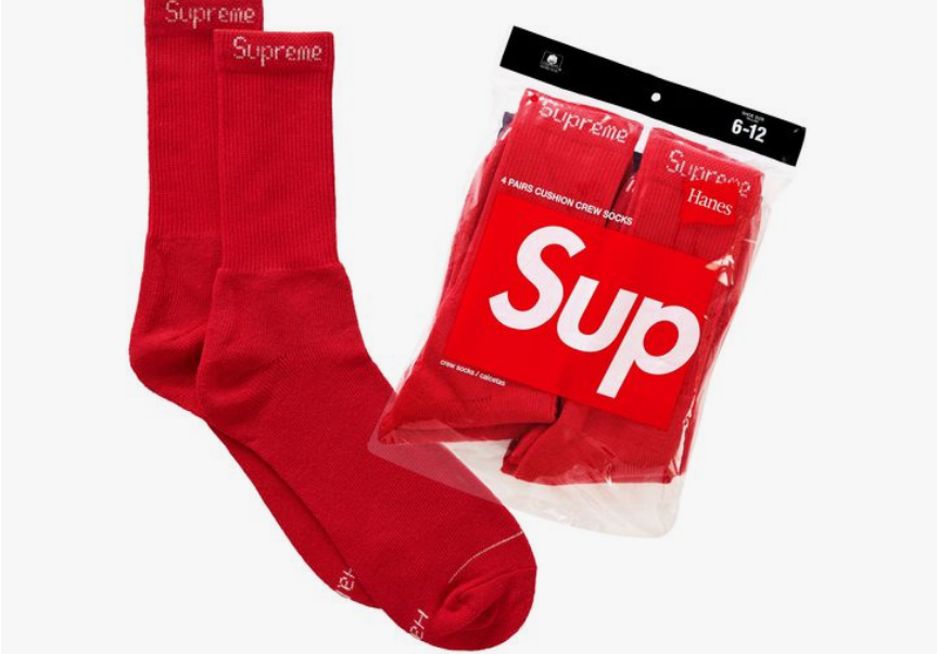 Supreme®/Hanes® Crew Socks