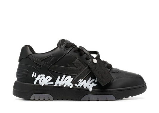 Off-White OOO Low Tops "For Walking - Black White"