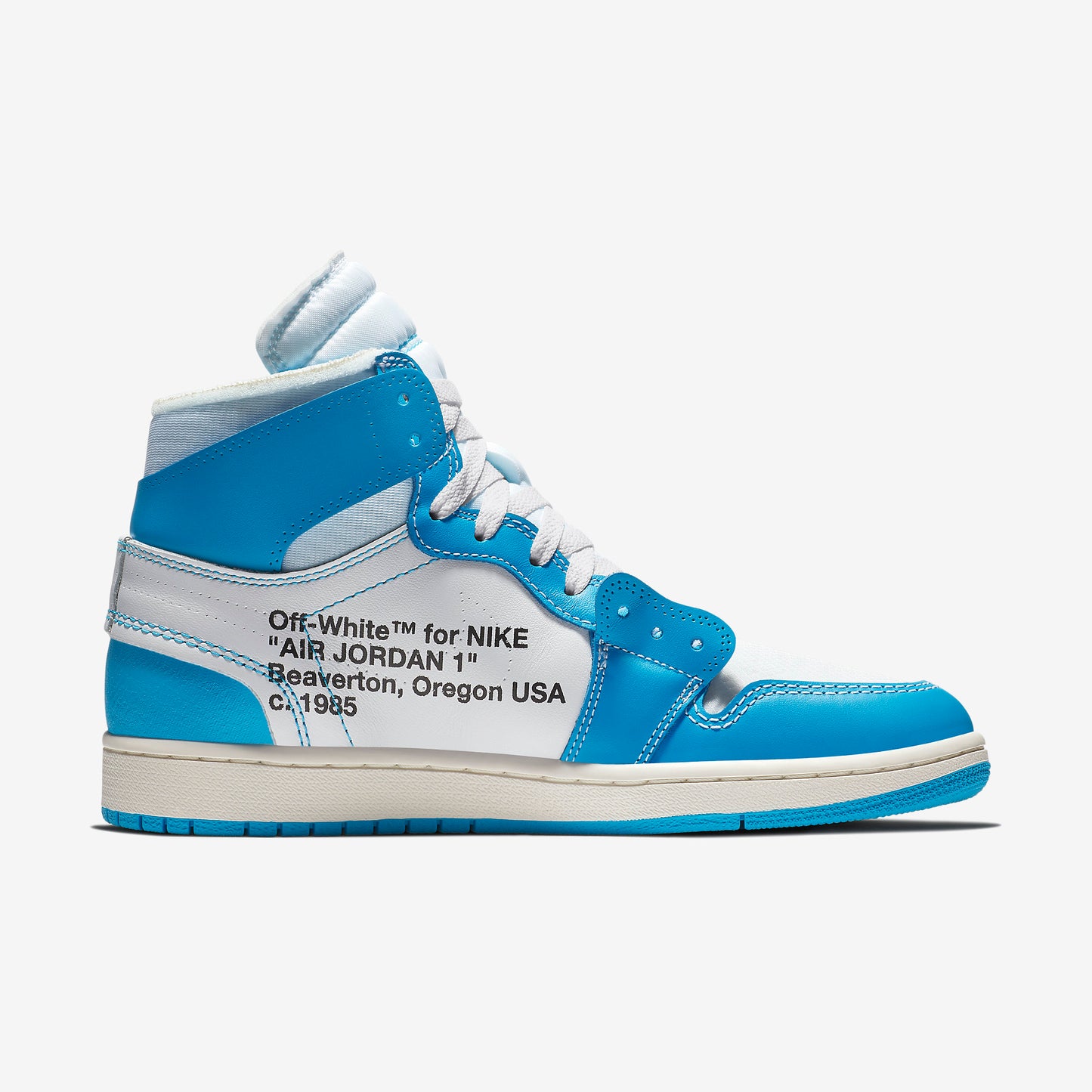 Jordan 1 Off white university blue