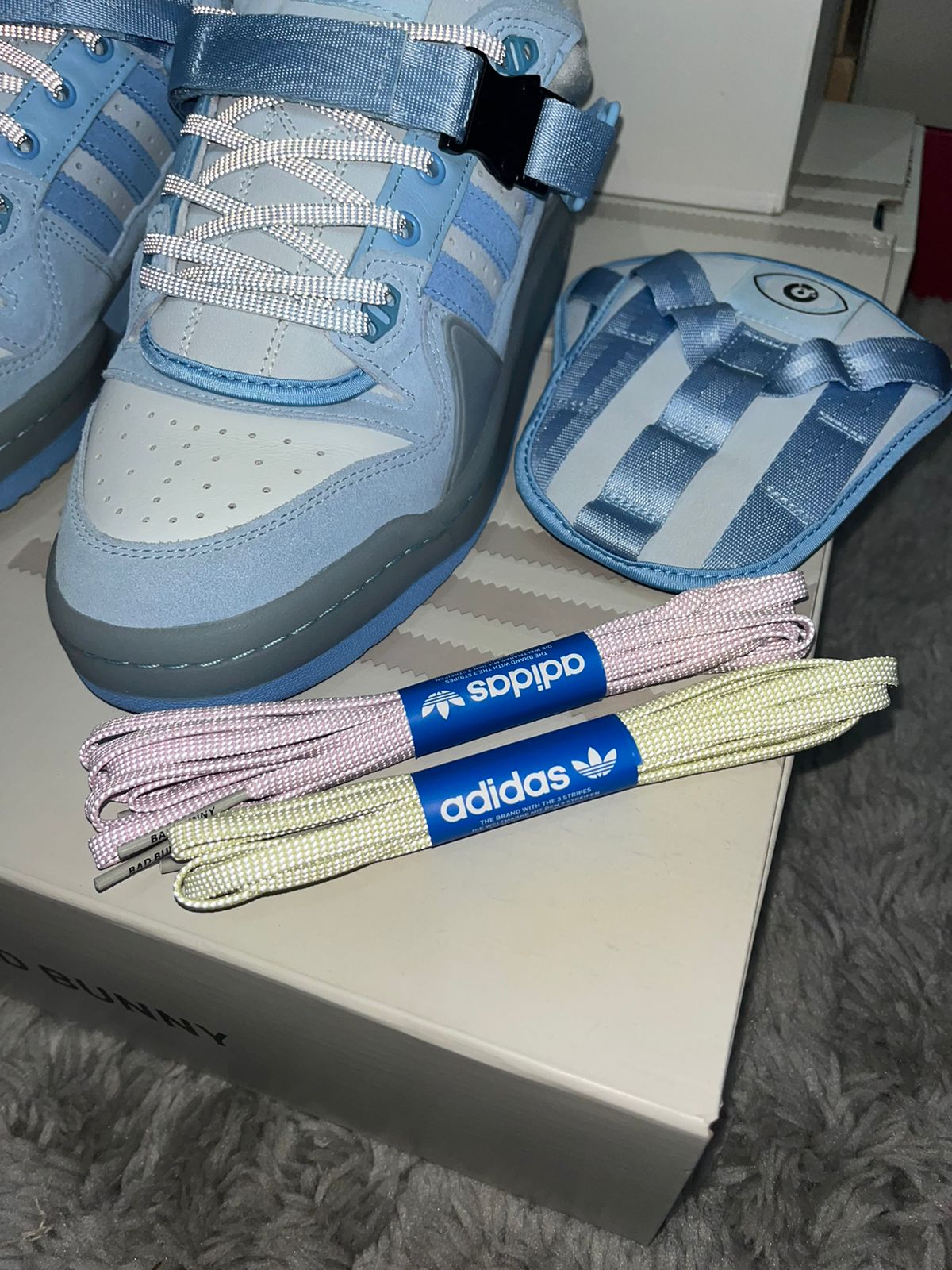 Adidas Forum Buckle Low x Bad Bunny "Blue Tint"